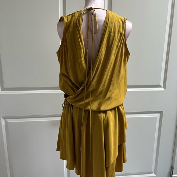 Lanvin Asymmetrical Mustard Dress size 38 (small) - Picture 5 of 7